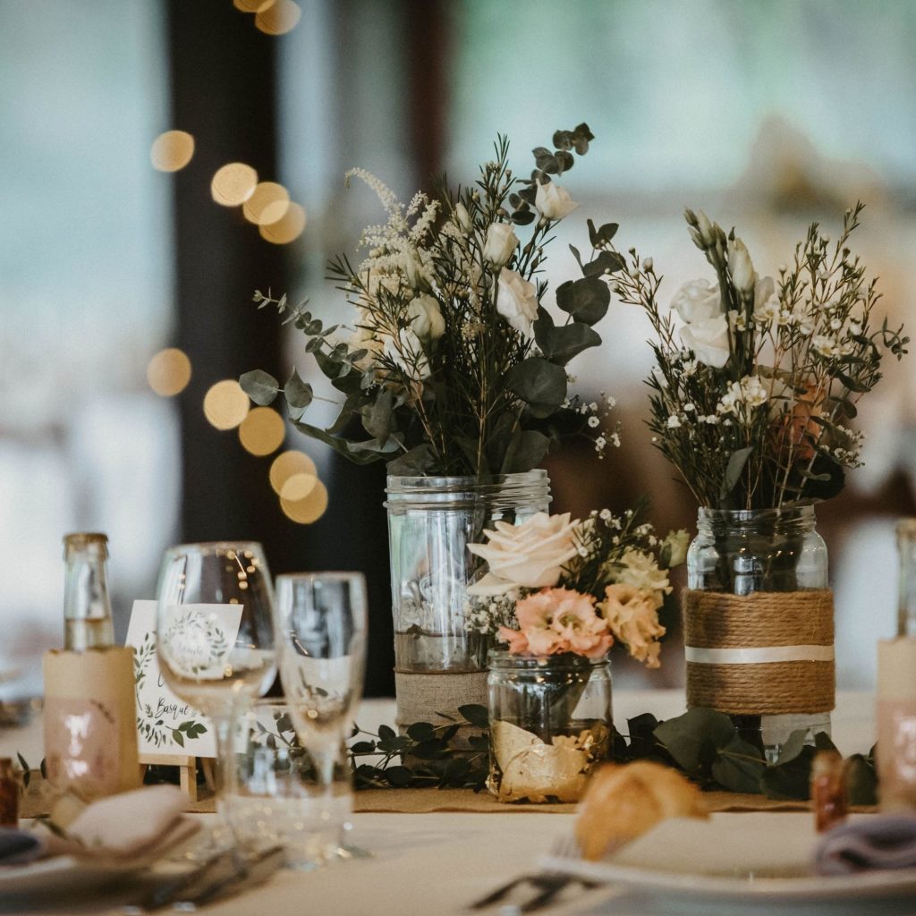 CENTRE DE TABLE MARIAGE