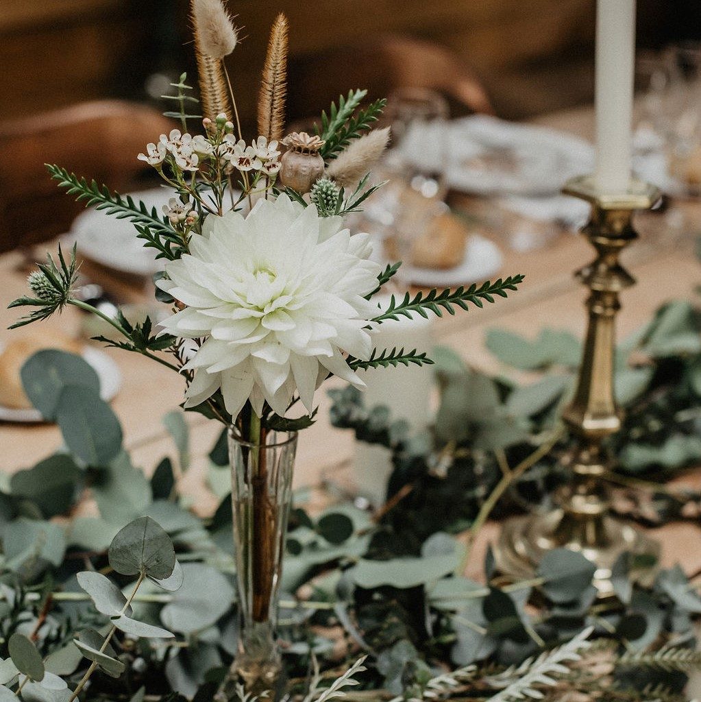 CENTRE DE TABLE BOUQUET CHAMPETRE